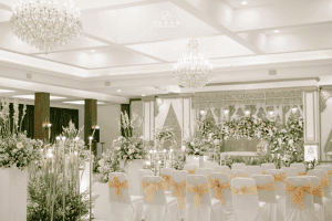 wedding lengkap dengan catering 400 pax dan dekorasi mewah